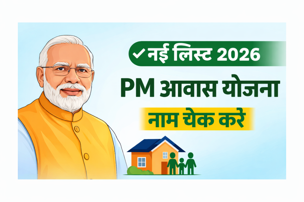 PM Awas Yojana New List 2026 naam check karein, Pradhan Mantri Awas Yojana beneficiary list