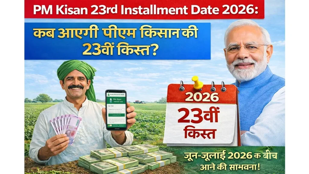 PM Kisan 23rd Installment Date 2026 June July Update ₹2000 Kist Status Check
