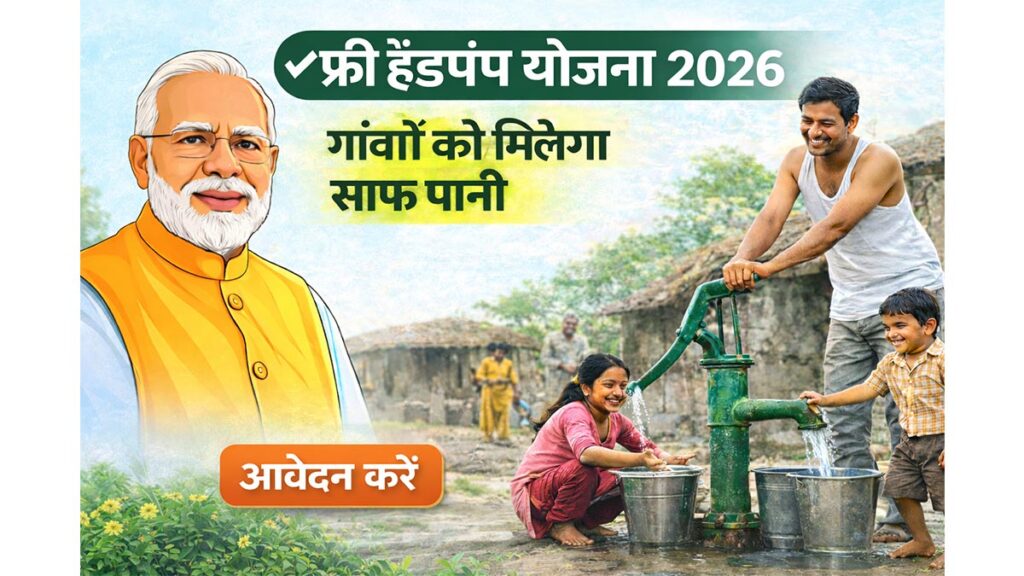 Free Hand Pump Yojana 2026 for rural villages clean drinking water scheme in India