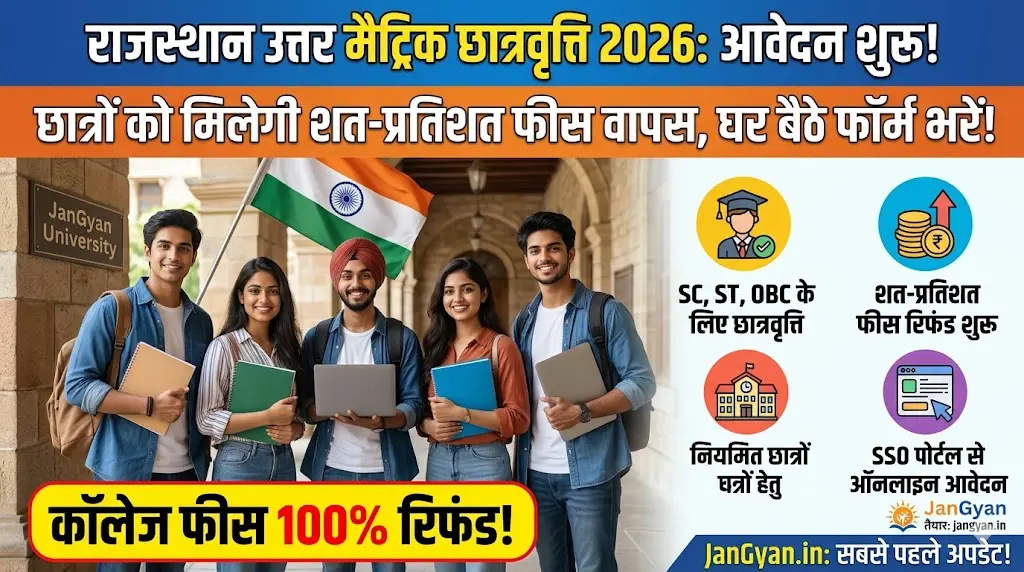 Rajasthan Post Matric Scholarship 2026 Online Apply
