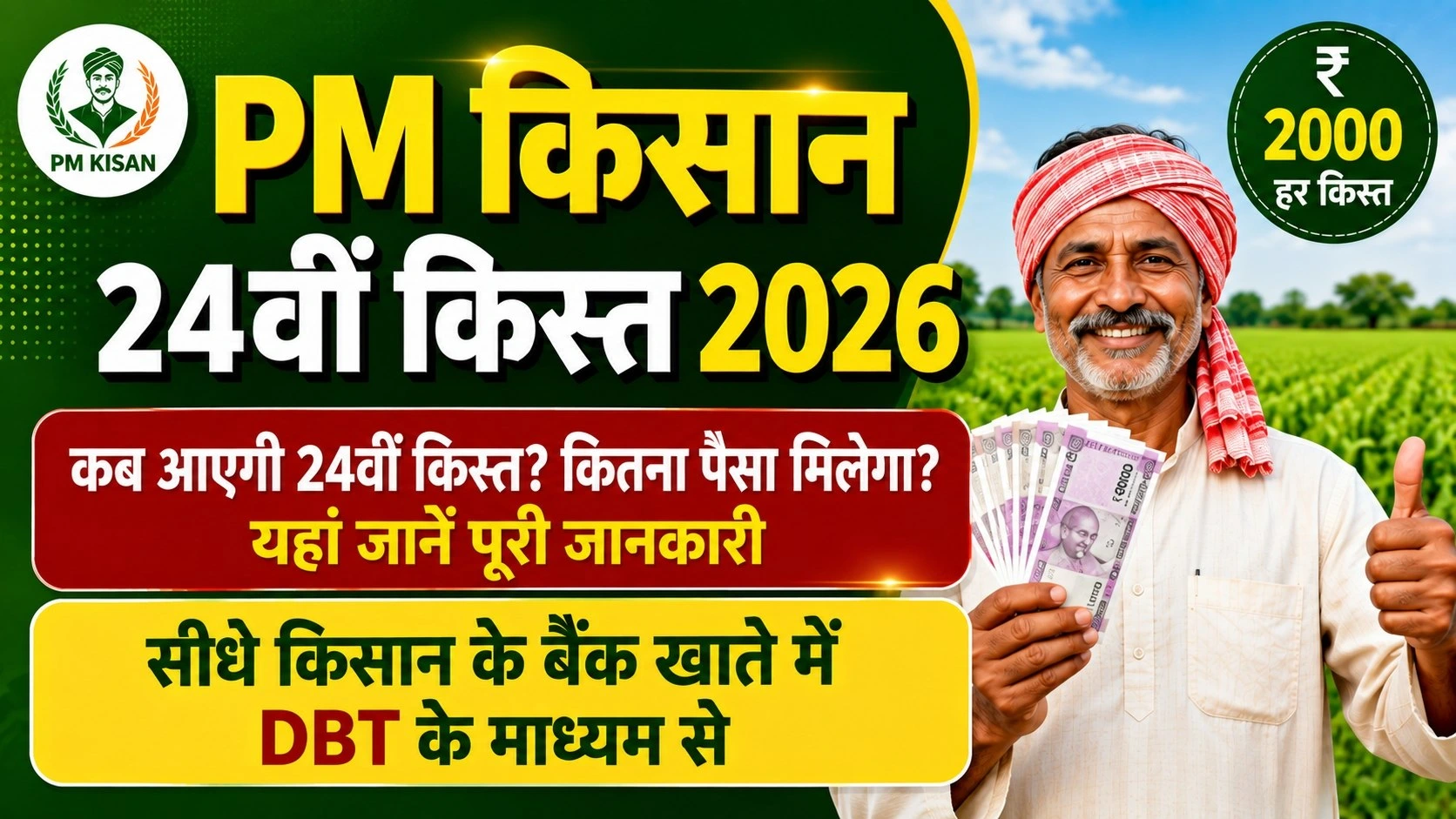 PM Kisan 24th Kist